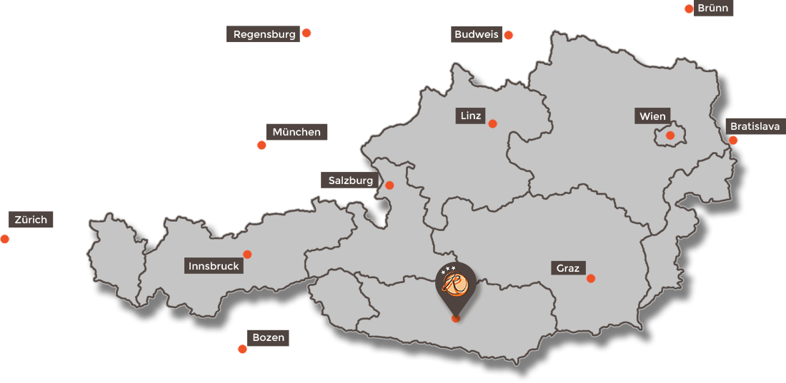 Wanderurlaub am Pilsachhof - zentrale Lage in Kärnten bei Gerlitzen in Arriach - Österreich