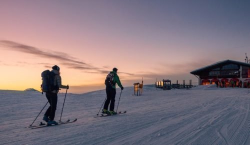 Skifahren und Touren gehen auf Gerlitzen Alpe bei Winterurlaub in Hotel-Pension Pilsachhof