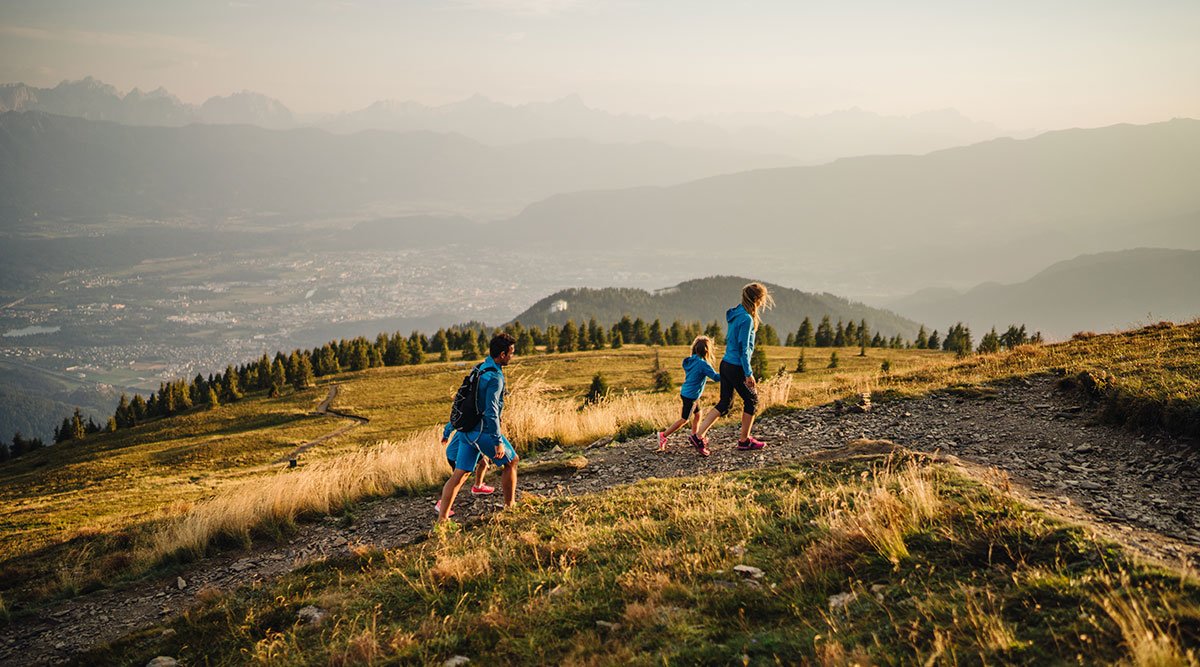 Wanderung in Nockbergen,  Gerlitzen Alpe mit der ganzen Familie im Wanderurlaub in Pension