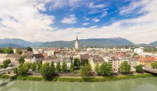 Villach mit vielen Radfahr- & Mountainbikestrecken in Kärnten - Österreich